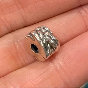 Retired Pandora Braided Clip